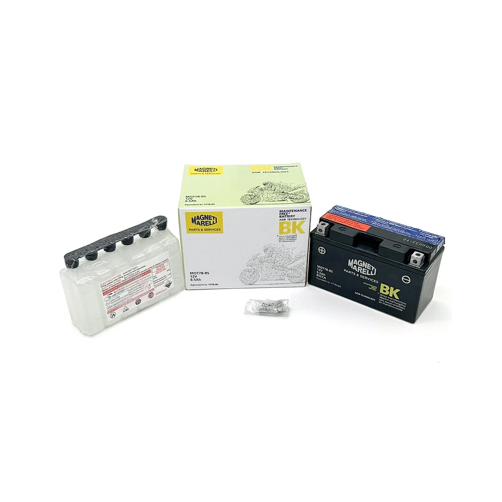 Batterie YT7B-BS  MAGNETI MARELLI mit Säurepaket MOT7B-BS