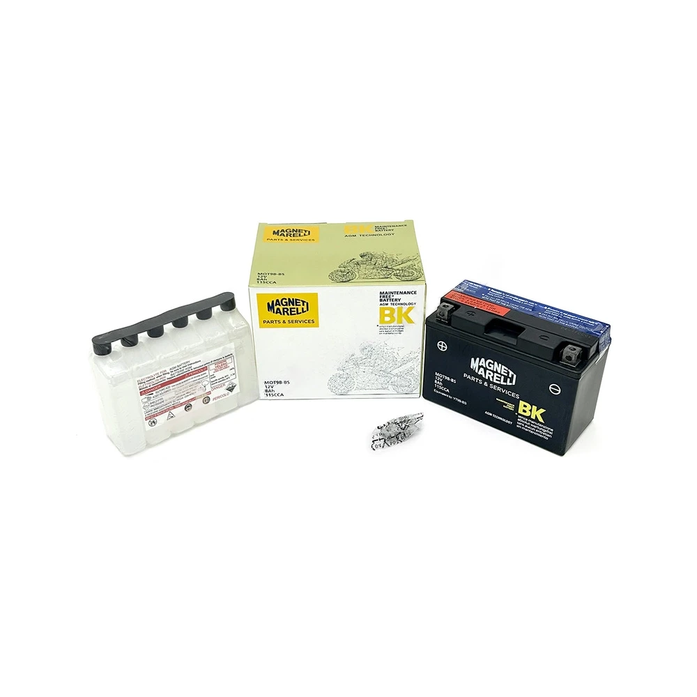 Batterie YT9B-BS  MAGNETI MARELLI mit Säurepaket MOT9B-BS