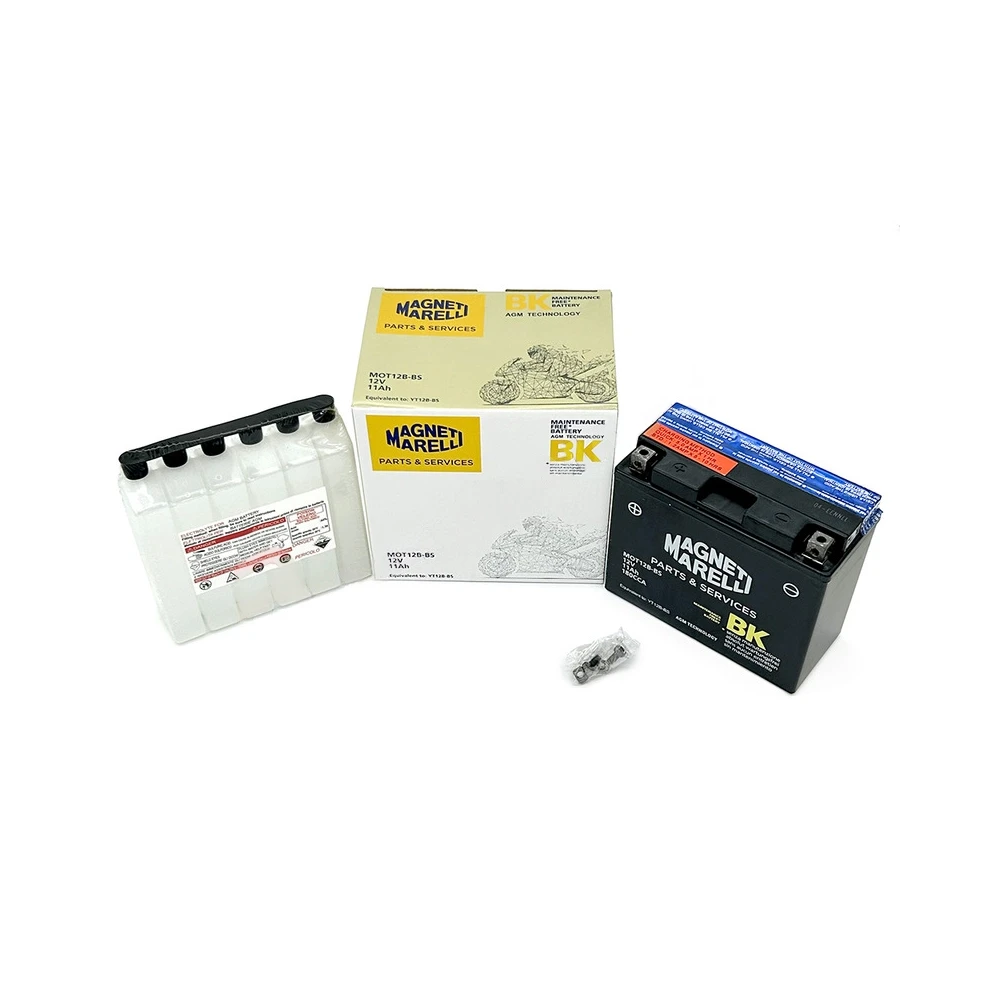 Batterie YT12B-BS  MAGNETI MARELLI mit Säurepaket MOT12B-BS