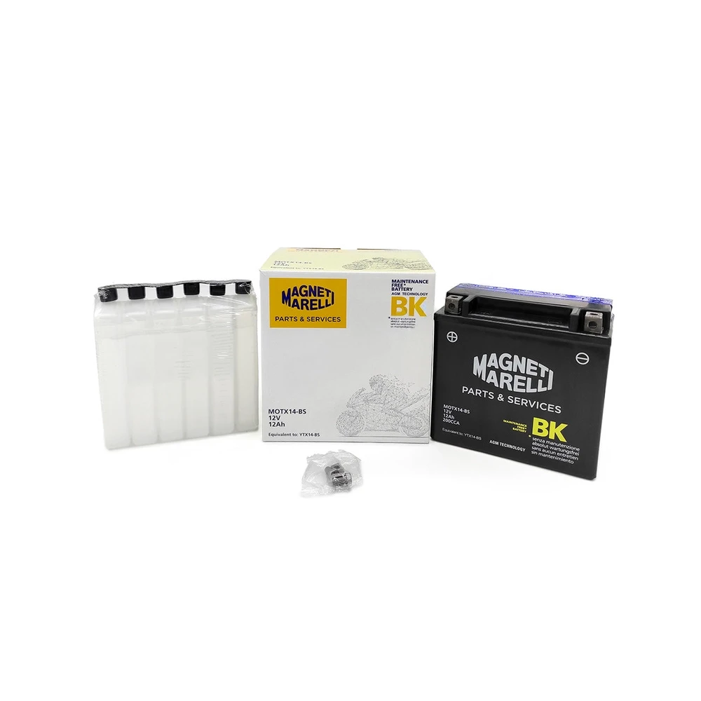 Batterie YTX14-BS  MAGNETI MARELLI mit Säurepaket MOTX14-BS