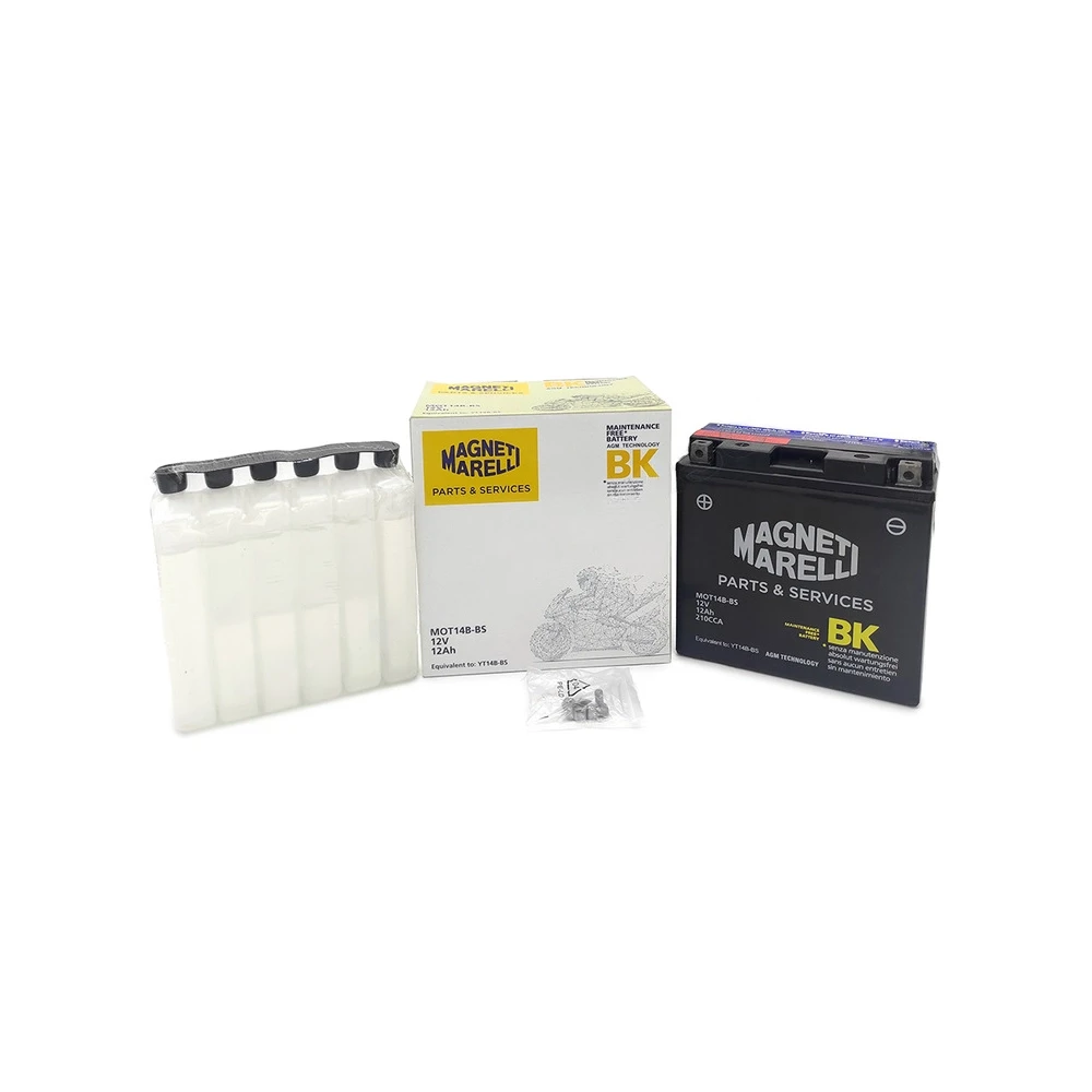 Batterie YT14B-BS  MAGNETI MARELLI mit Säurepaket MOT14B-BS
