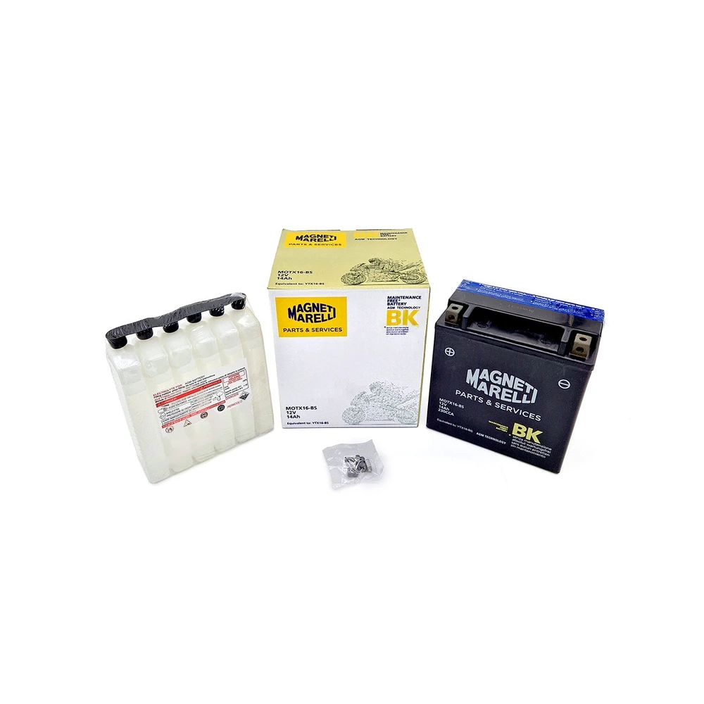 Batterie YTX16-BS  MAGNETI MARELLI mit Säurepaket MOTX16-BS