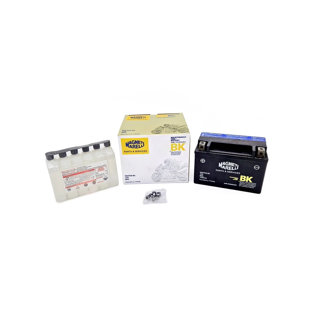 Batterie YTX9-BS  MAGNETI MARELLI mit Säurepaket MOTX9-BS