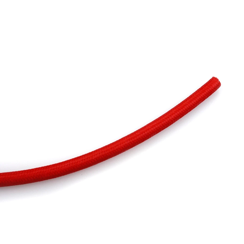 Zündkabel NN PRODUCTS RETRO Ø 7mm x 1m mit TEXTILGEWEBE in ROT - Länge in