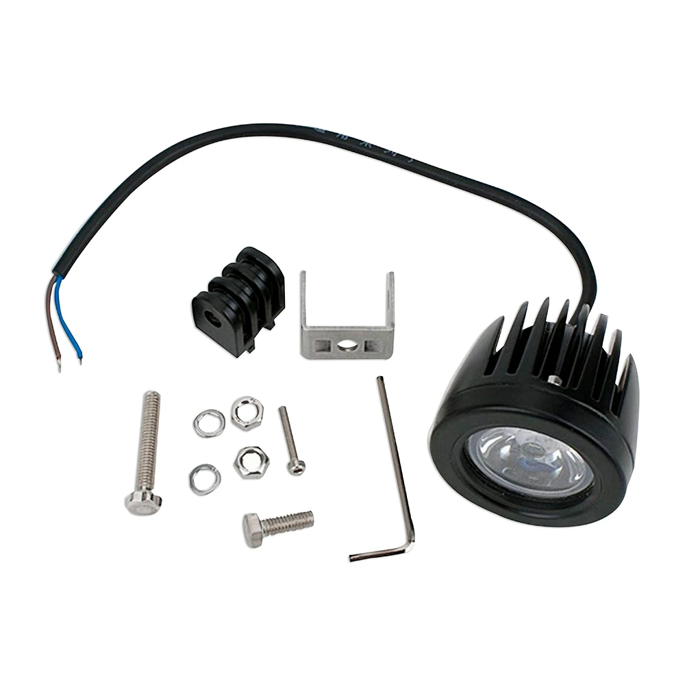 Zusatzscheinwerfer LED 12V 10W Ø57.5mm schwarz CE
