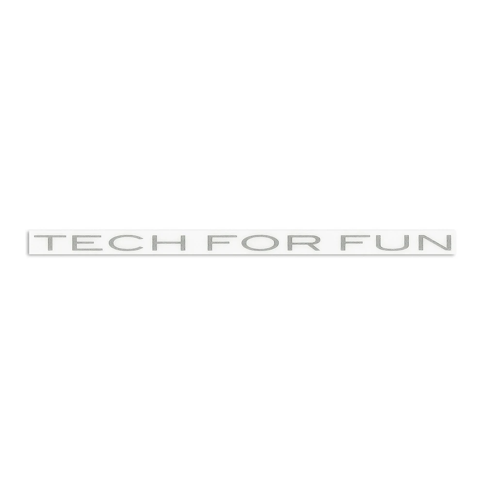 Aufkleber -tech for fun- Bye Bike