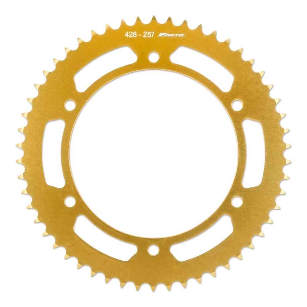 Zahnkranz 428/57Z Alu gold-farbig Fantic XMF 125 Competition